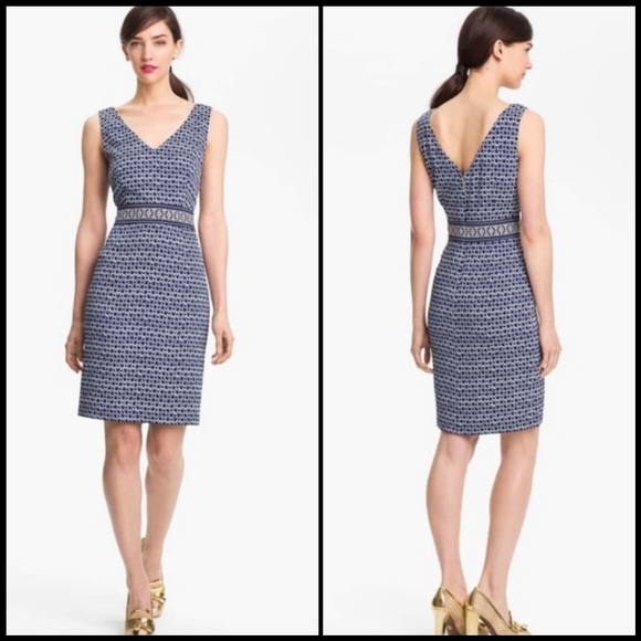 EUC Tory Burch Piera Sleeveless Printed Sheath Dress - Picture 2 of 16